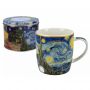 Kubek w puszce Carmani 420ml - V. van Gogh, Gwiaździsta Noc - 2